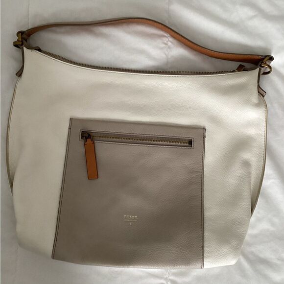 Fossil hobo bag ivory, gray - Picture 8 of 8